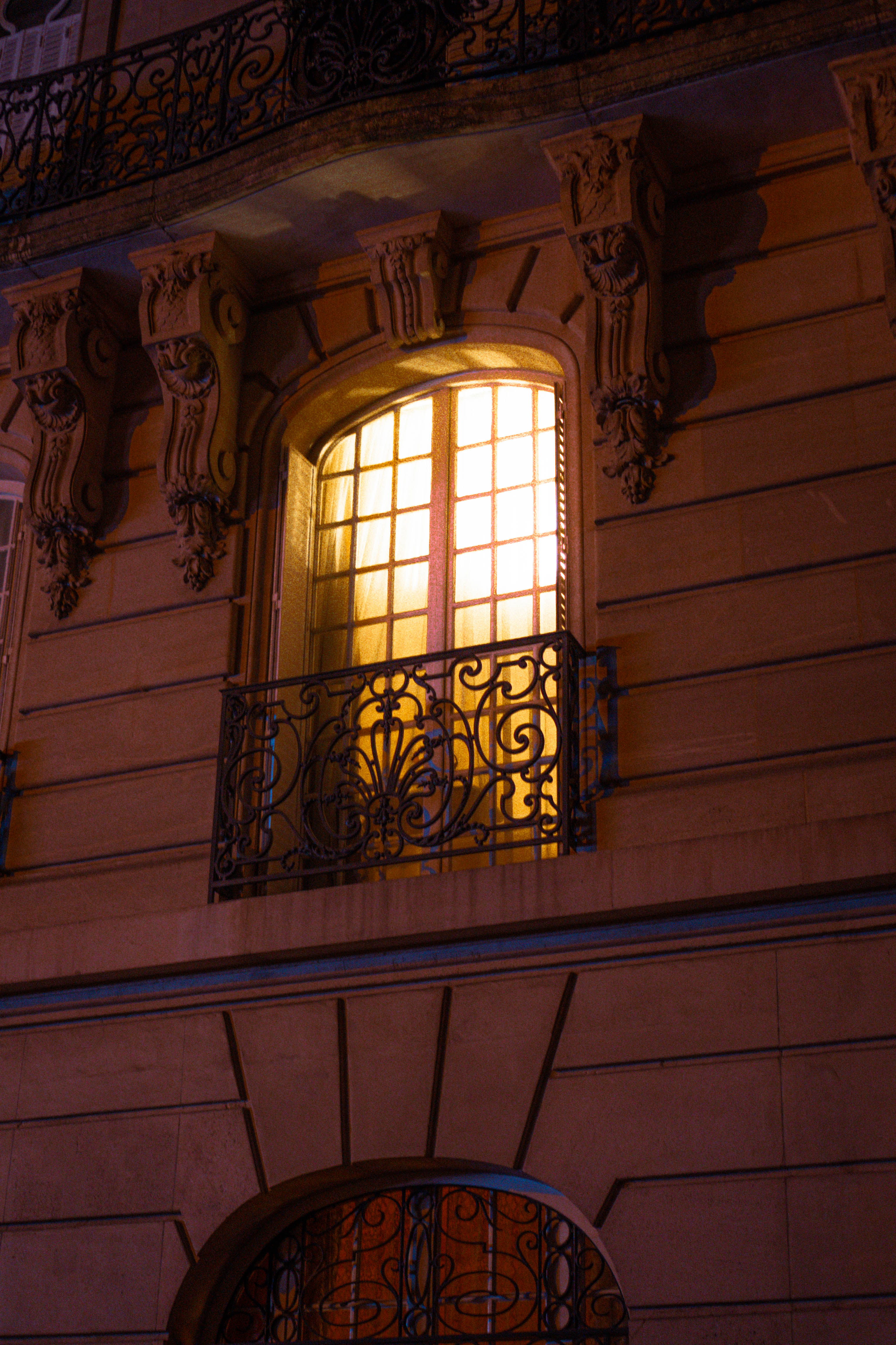 Fenêtre illuminé