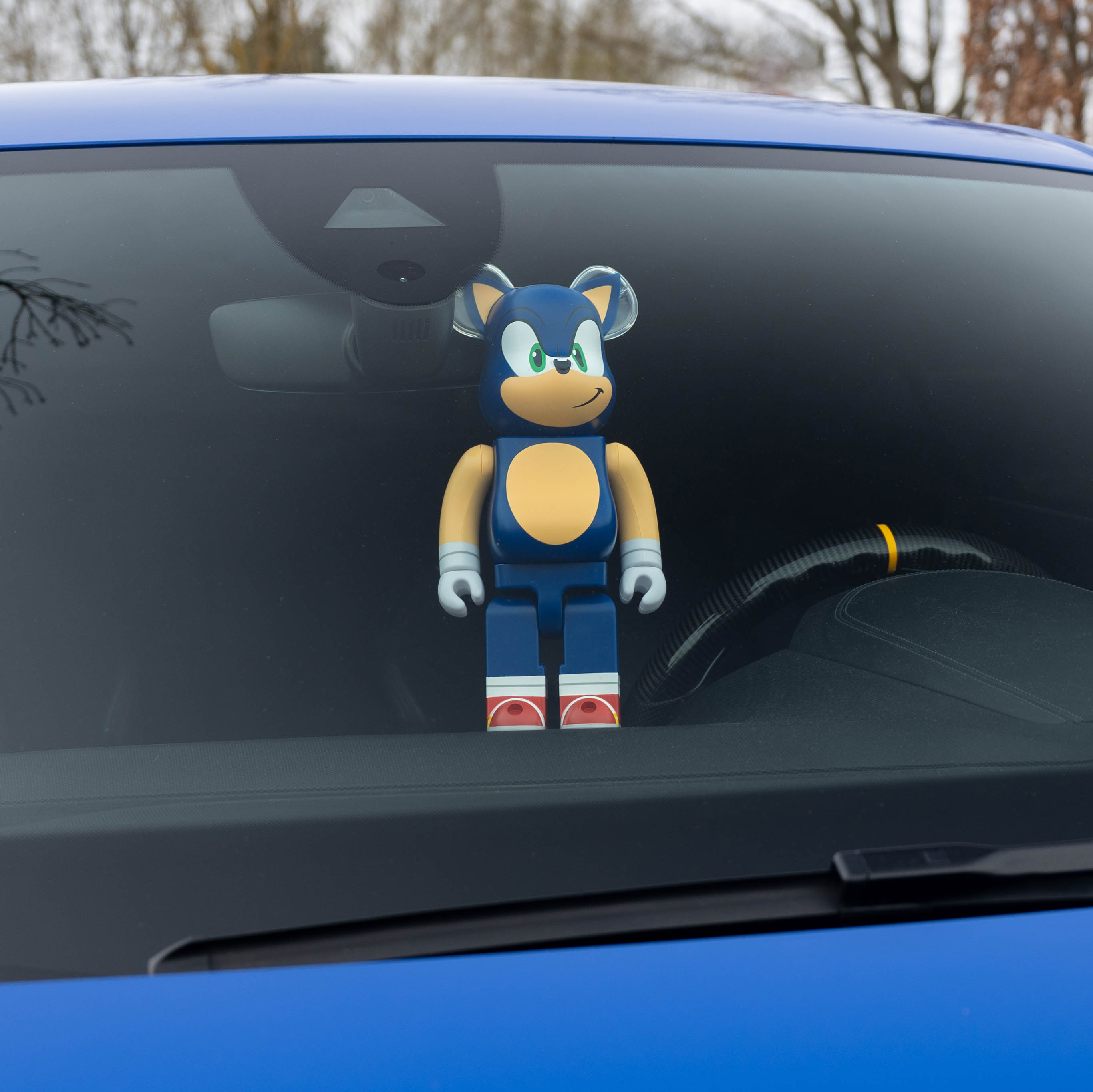 Audi Bleu Sonic gros plan