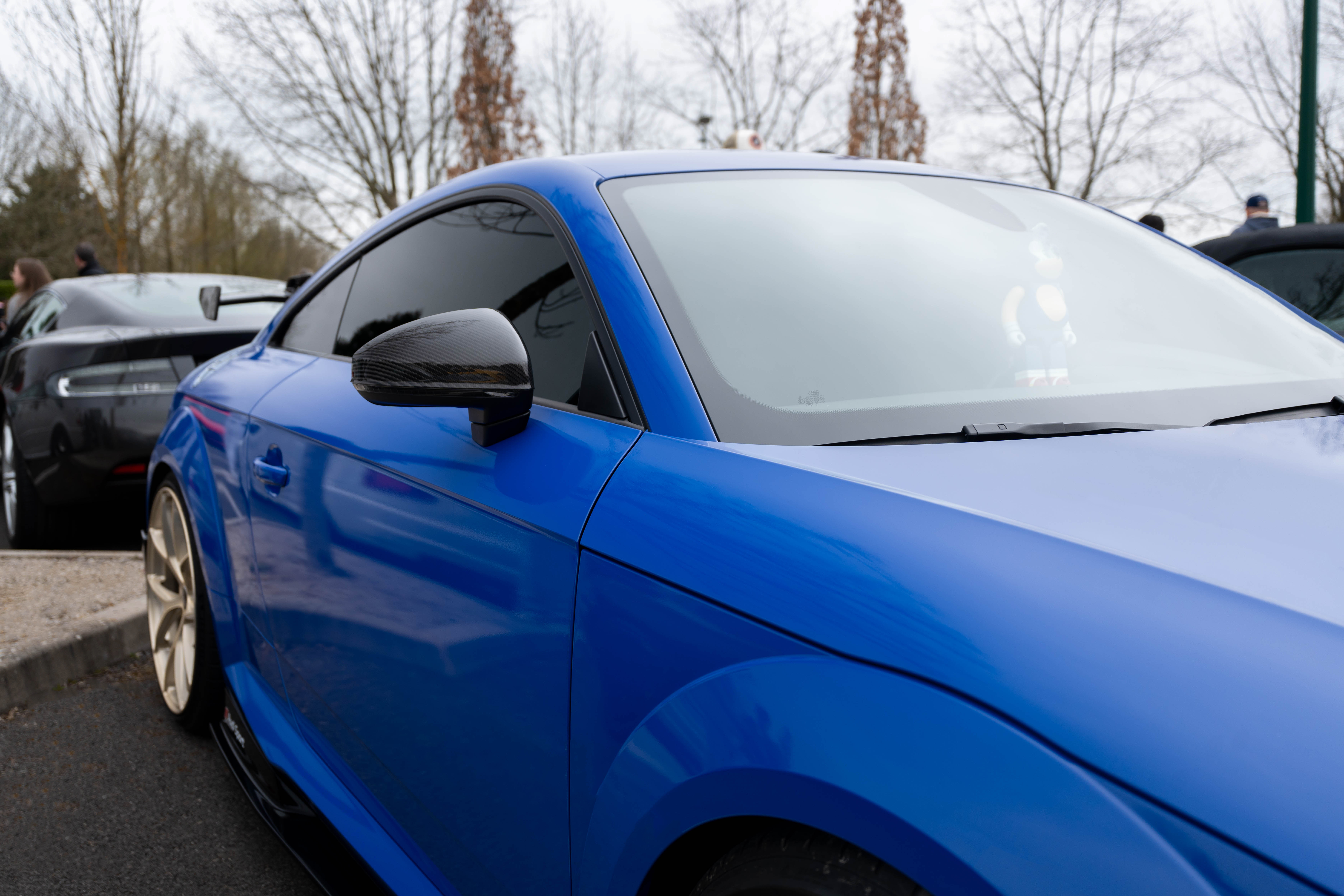 Audi Bleu 3/4 plan moyen