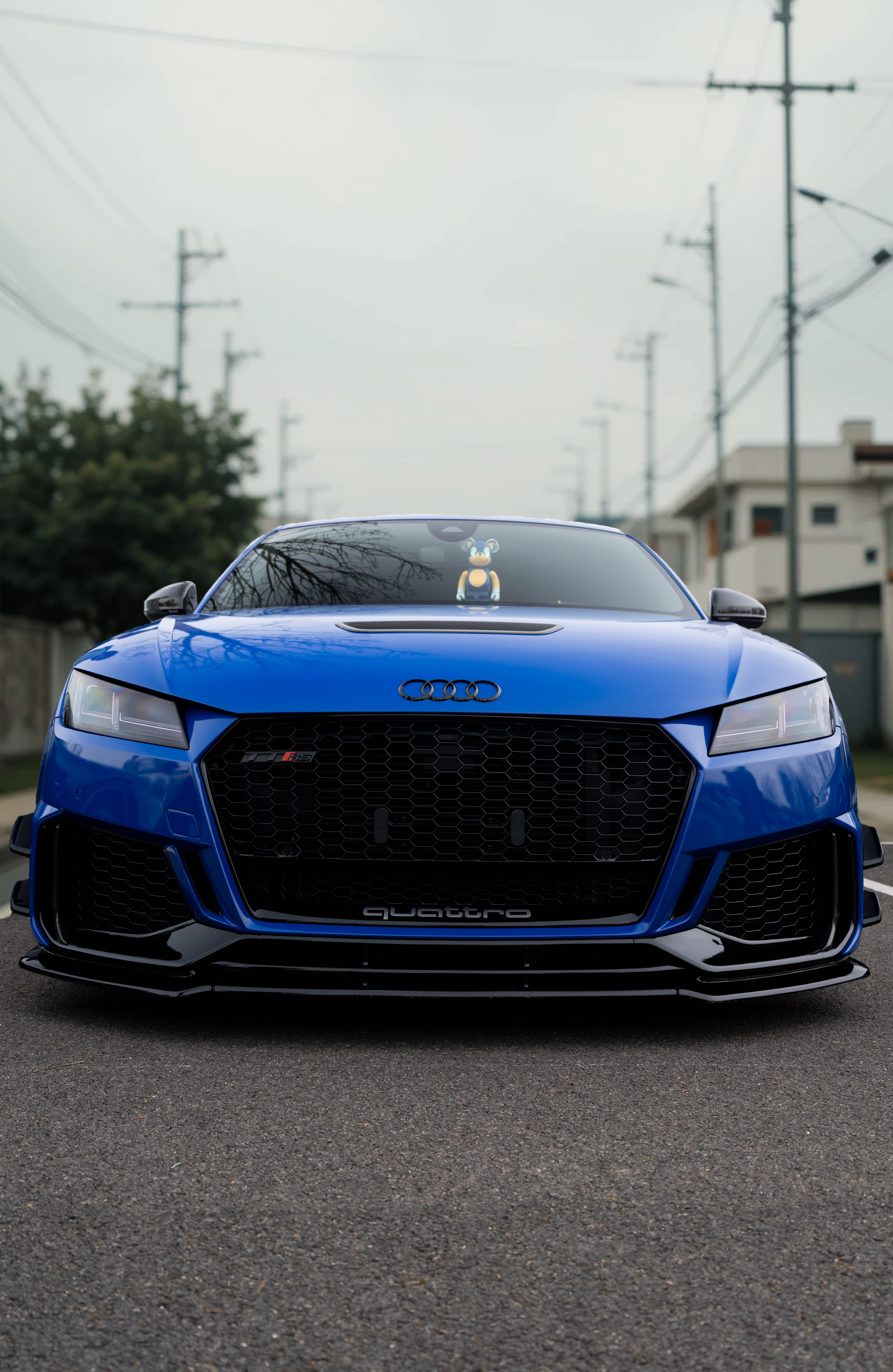 Audi Bleu Vue de face